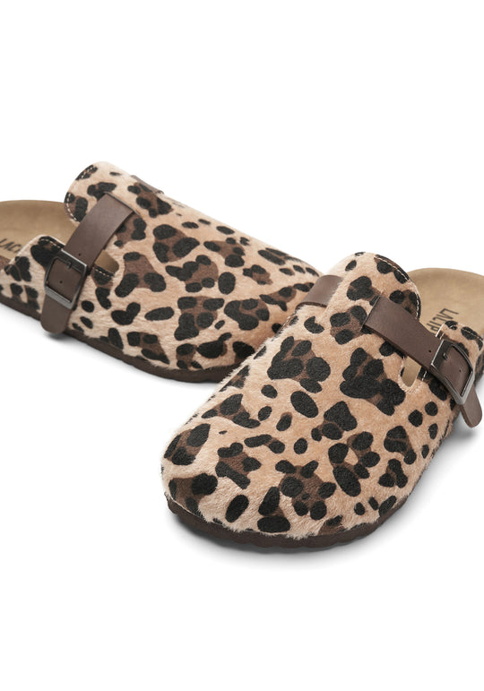 Women's Leopard Print Comfortable Clog