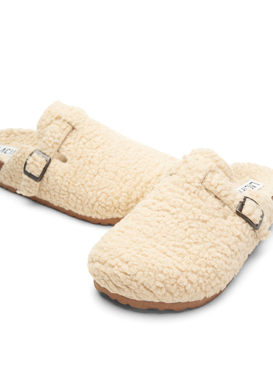 Women's Fluffy Vegan Wool Comfortable Clogs