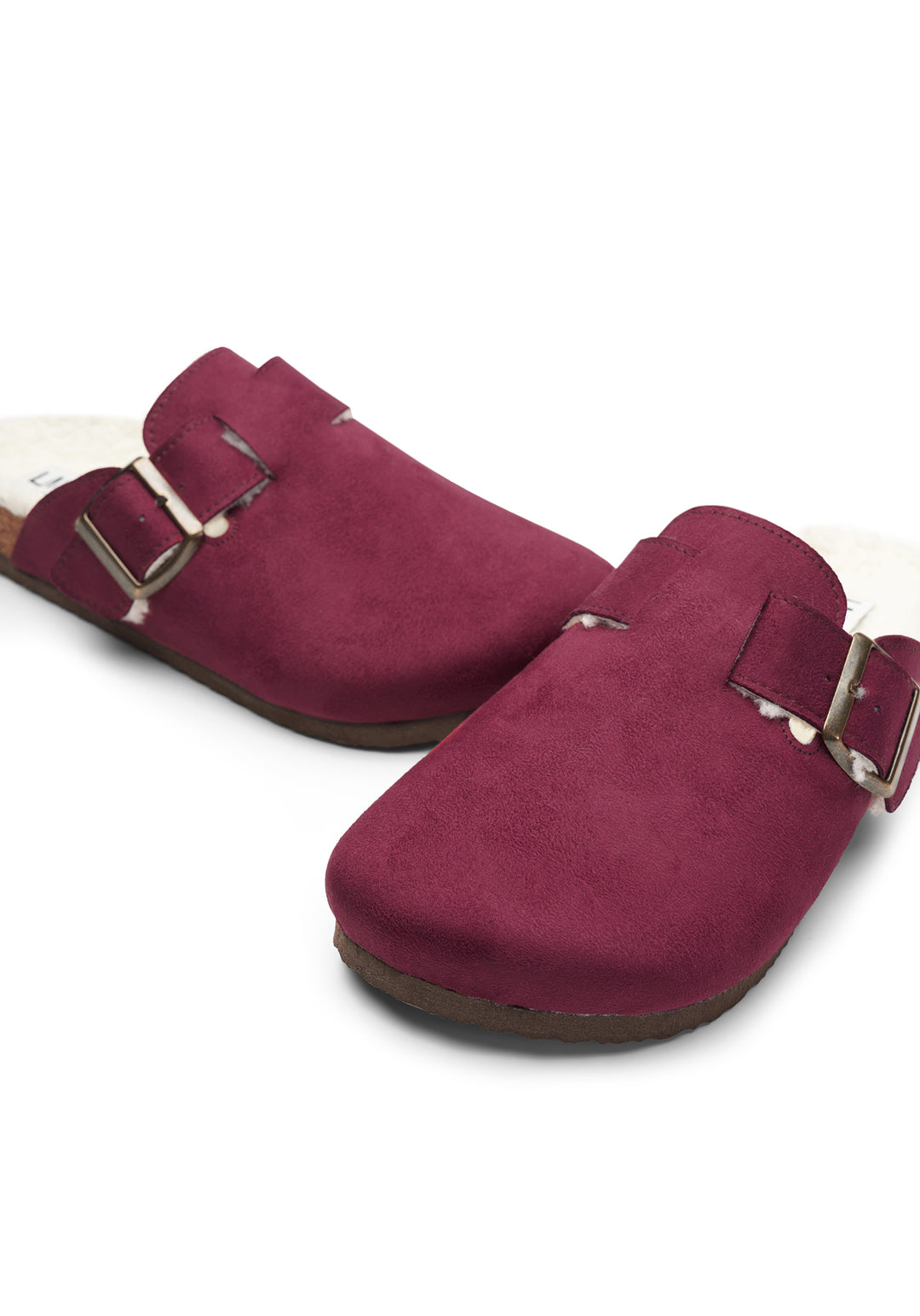 Women's Suede Comfortable Fluffy Clogs