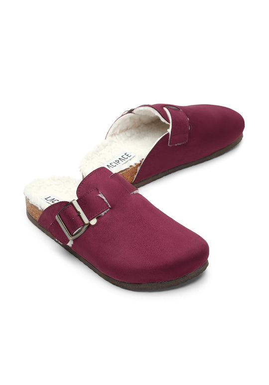 Women's Suede Comfortable Fluffy Clogs