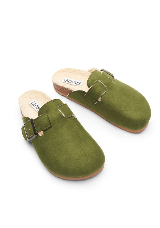 Women's Suede Comfortable Fluffy Clogs